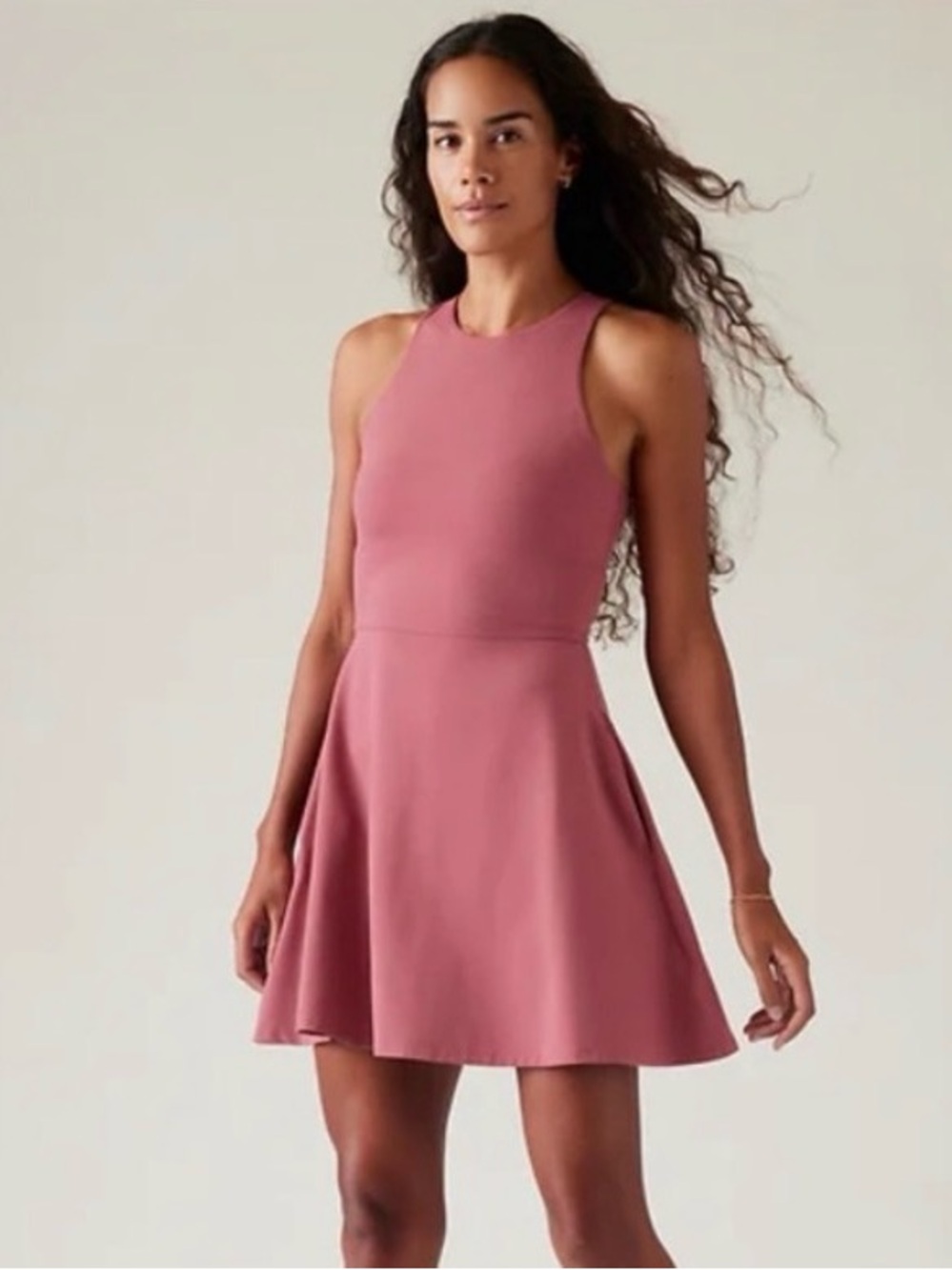 Athleta Berry Mini Dress with POCKETS, tennis, XL